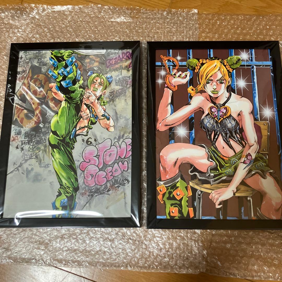Jojo的奇妙冒险带额的海报斯通海洋空条徐伦2枚套装