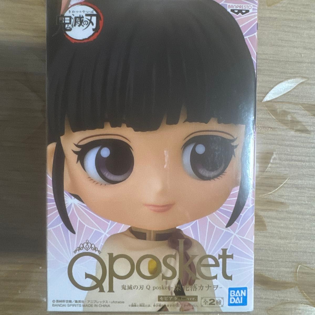鬼灭之刃 Q posket 栗花落香奈乎 sepia color ver. 手办