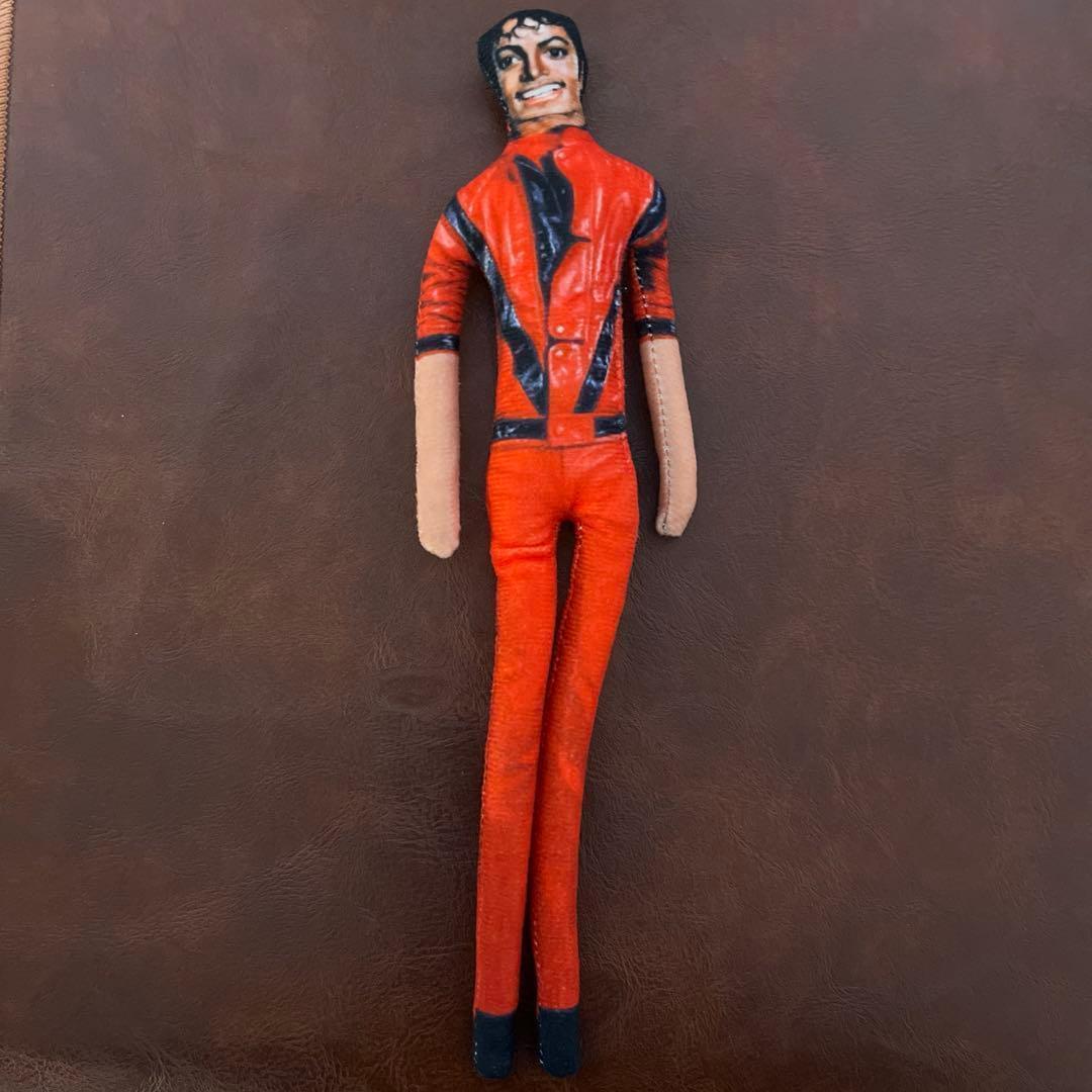 Michael Jackson Wire-Inside Bendable Doll Plush Thriller Version