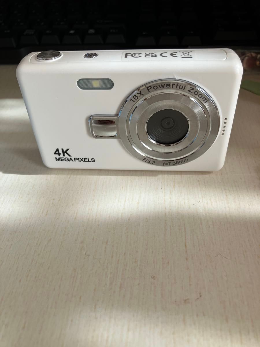 紧凑型数码相机 4K 16倍强力变焦 白色