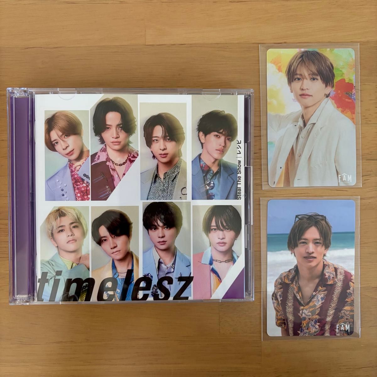 timelesz Steal The Show / 食谱 初回限定盘A CD Blu-ray&收藏卡 佐藤胜利/猪俣周杜