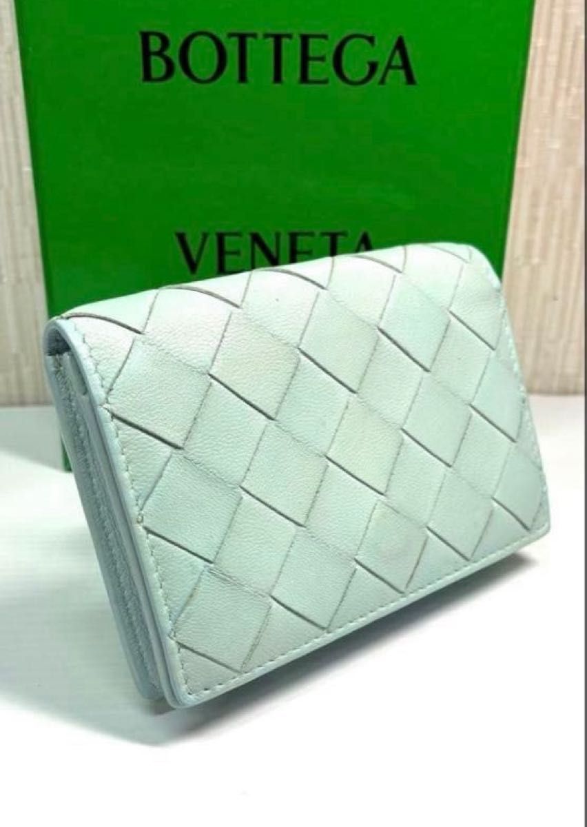 优质 BOTTEGA VENETA Bottega Veneta Maxi Intrecciato 皮革卡包名片夹 RFID