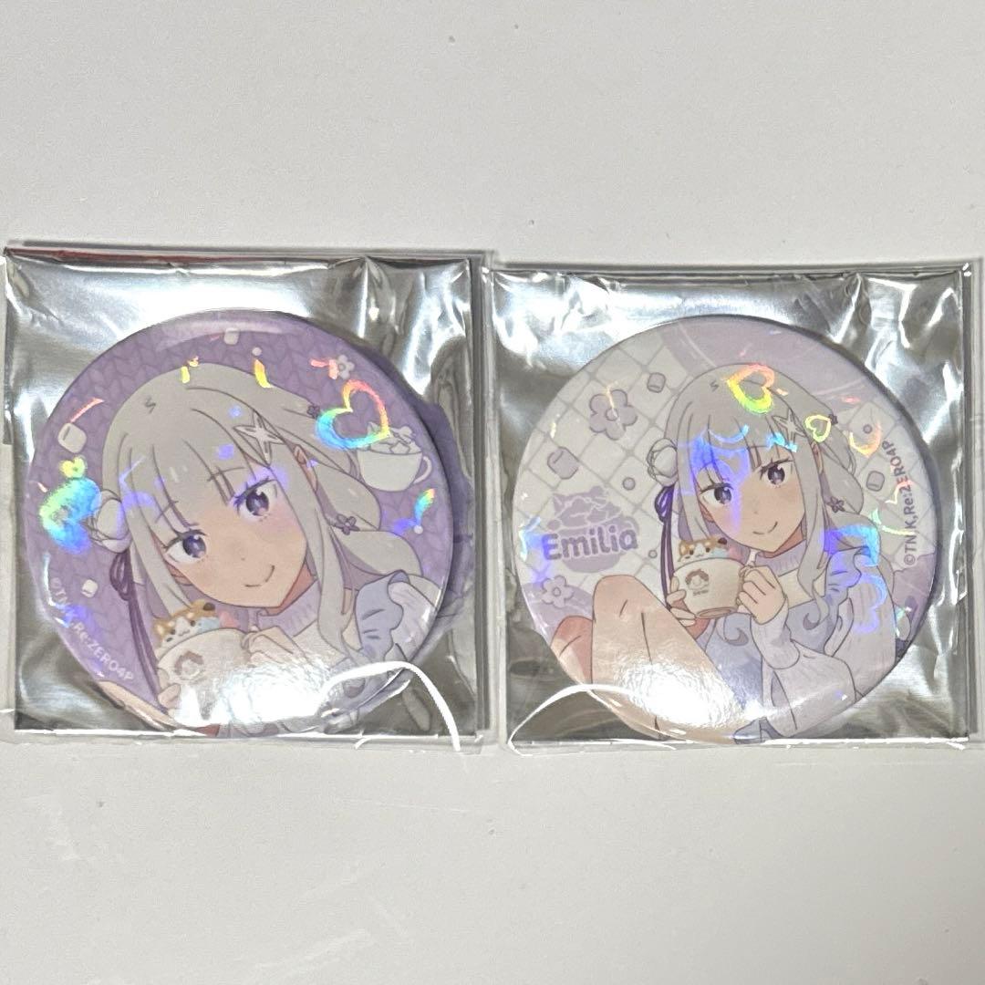 Re:Zero Emilia Enamel Pin Badge 2-Pack