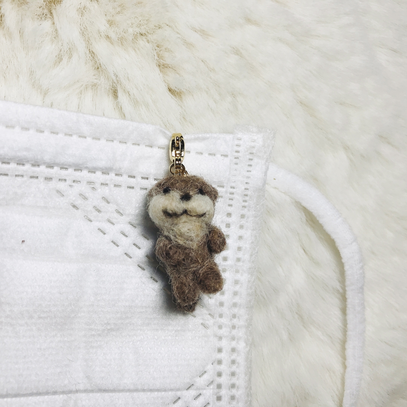 水獭先生面具挂件