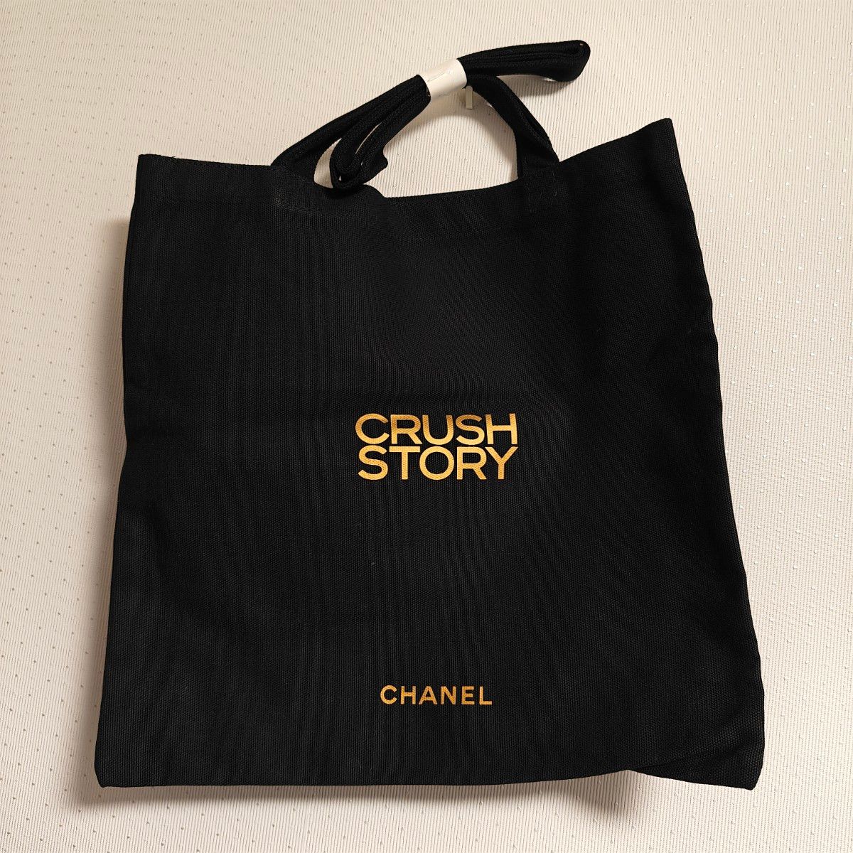 CHANEL Chanel CRUSH STORY Tote Bag Black