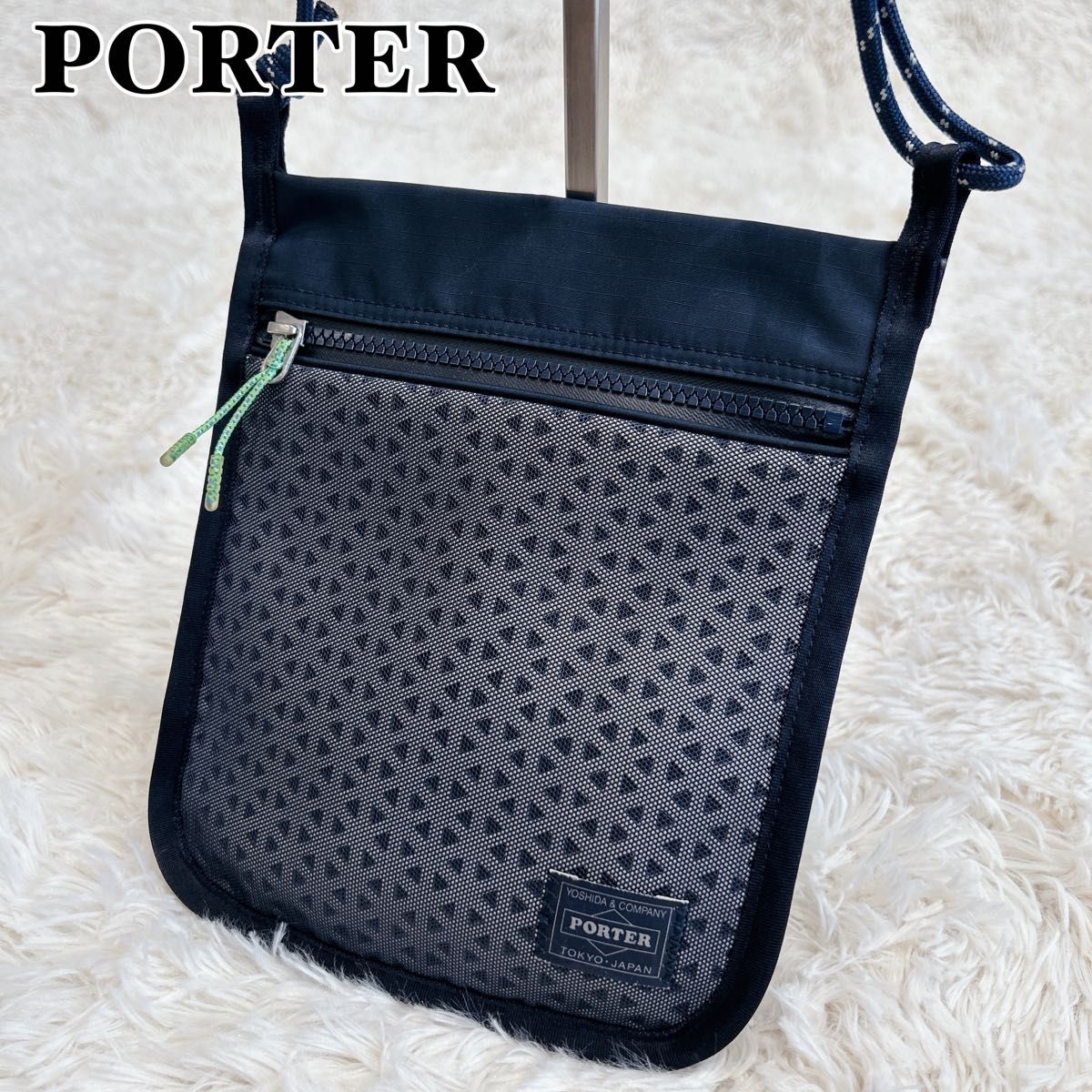 极美品PORTER波特吉田包希萨利亚 · 萨科什 · 挎包 · 迷你包 · 奈比绀