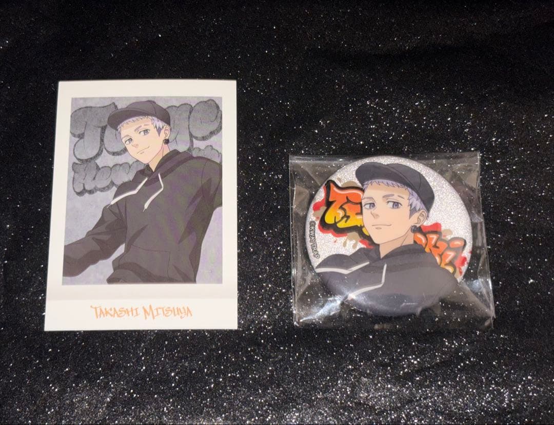 Tokyo Revengers Takashi Mitsuya Pashacolle Can Badge Set