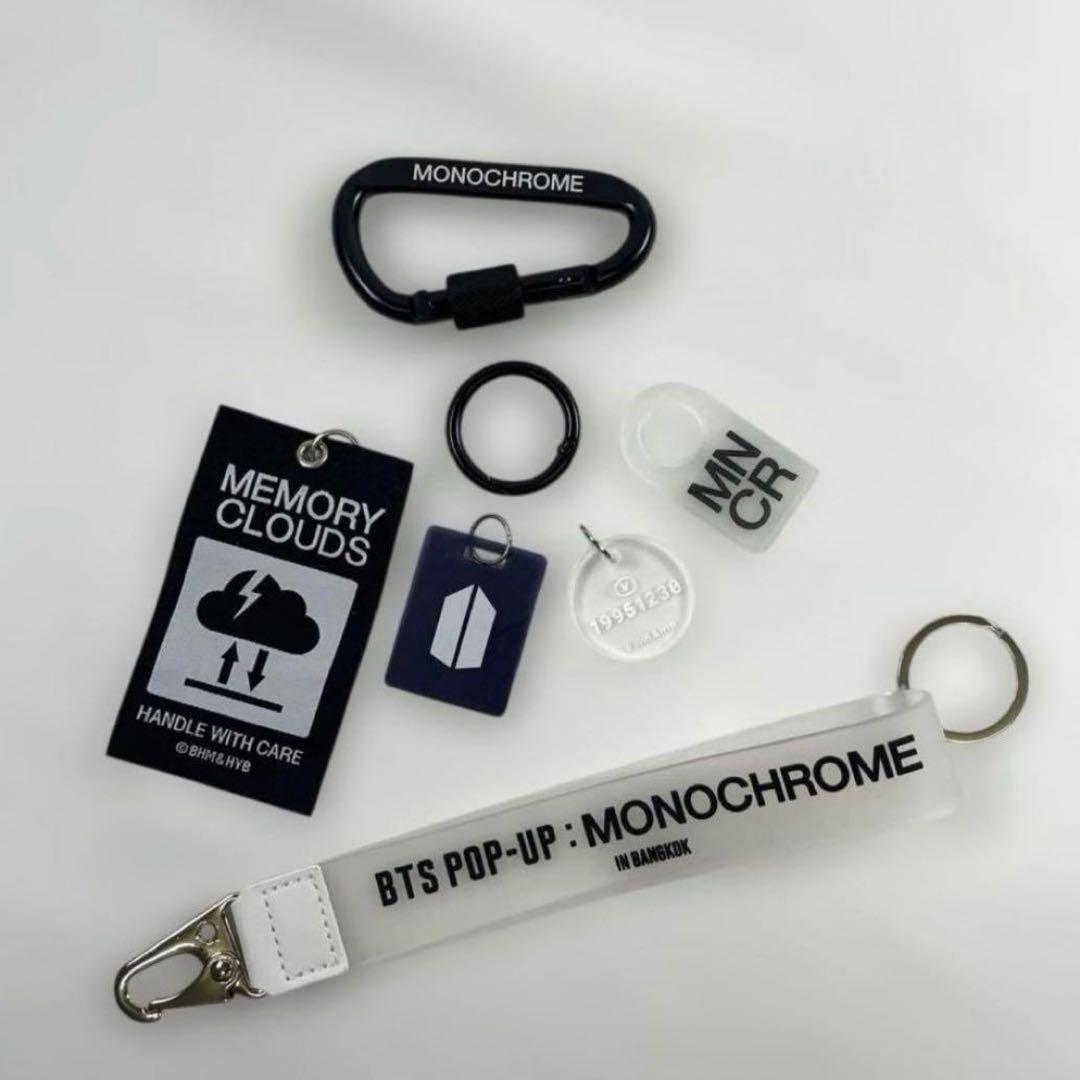 BTS MONOCHROME弹出DIY钥匙环