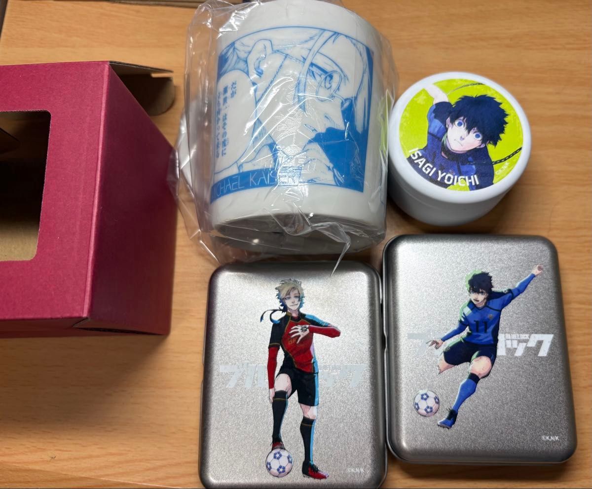 Blue Lock Exhibition Temperature-Sensitive Mug: Kiyoshi & Kaiser, 4 Can Items, No Cards or Candies