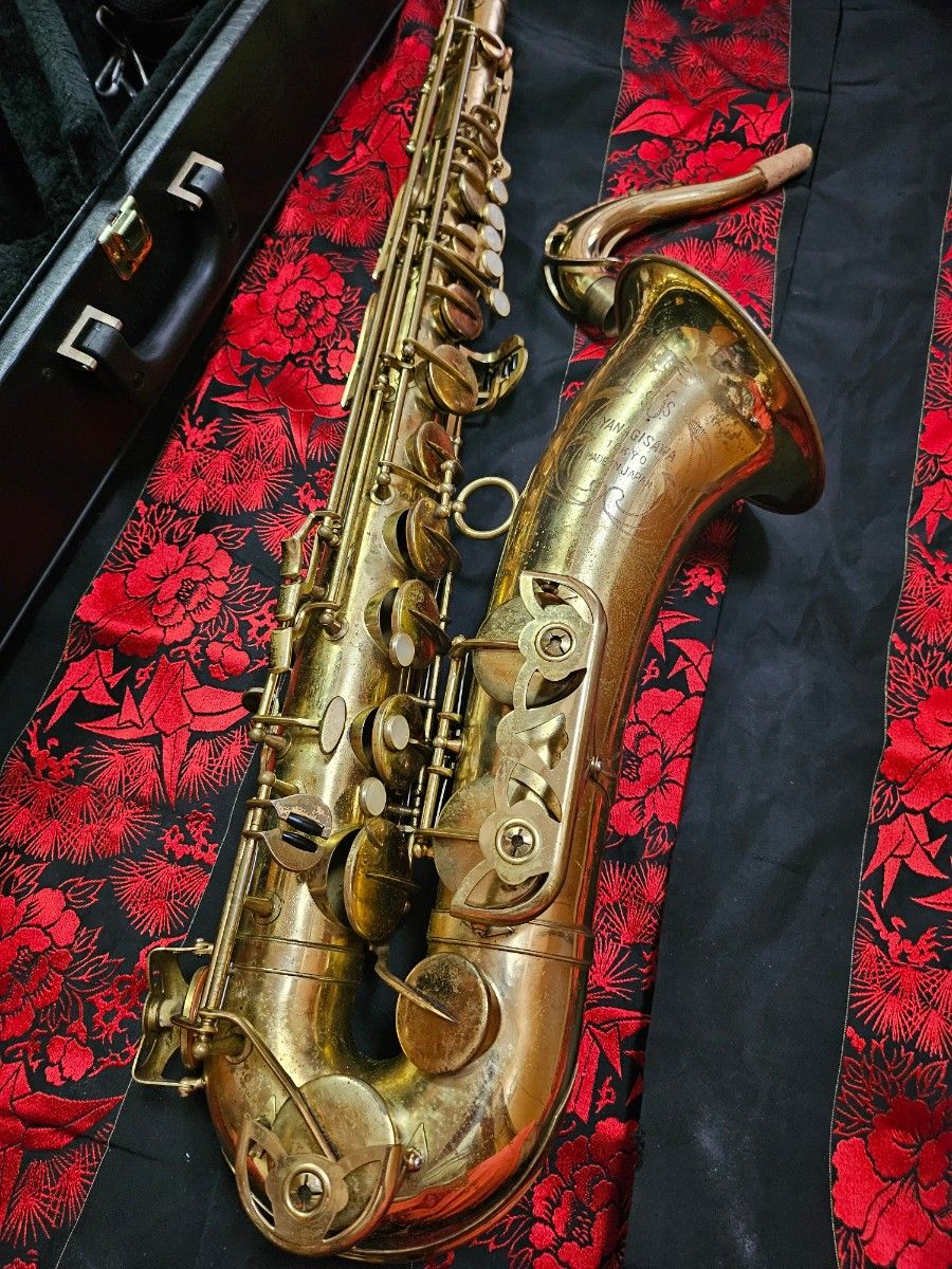 Tener sax japan vintage yanagi sawa T4音良好的新品垫!