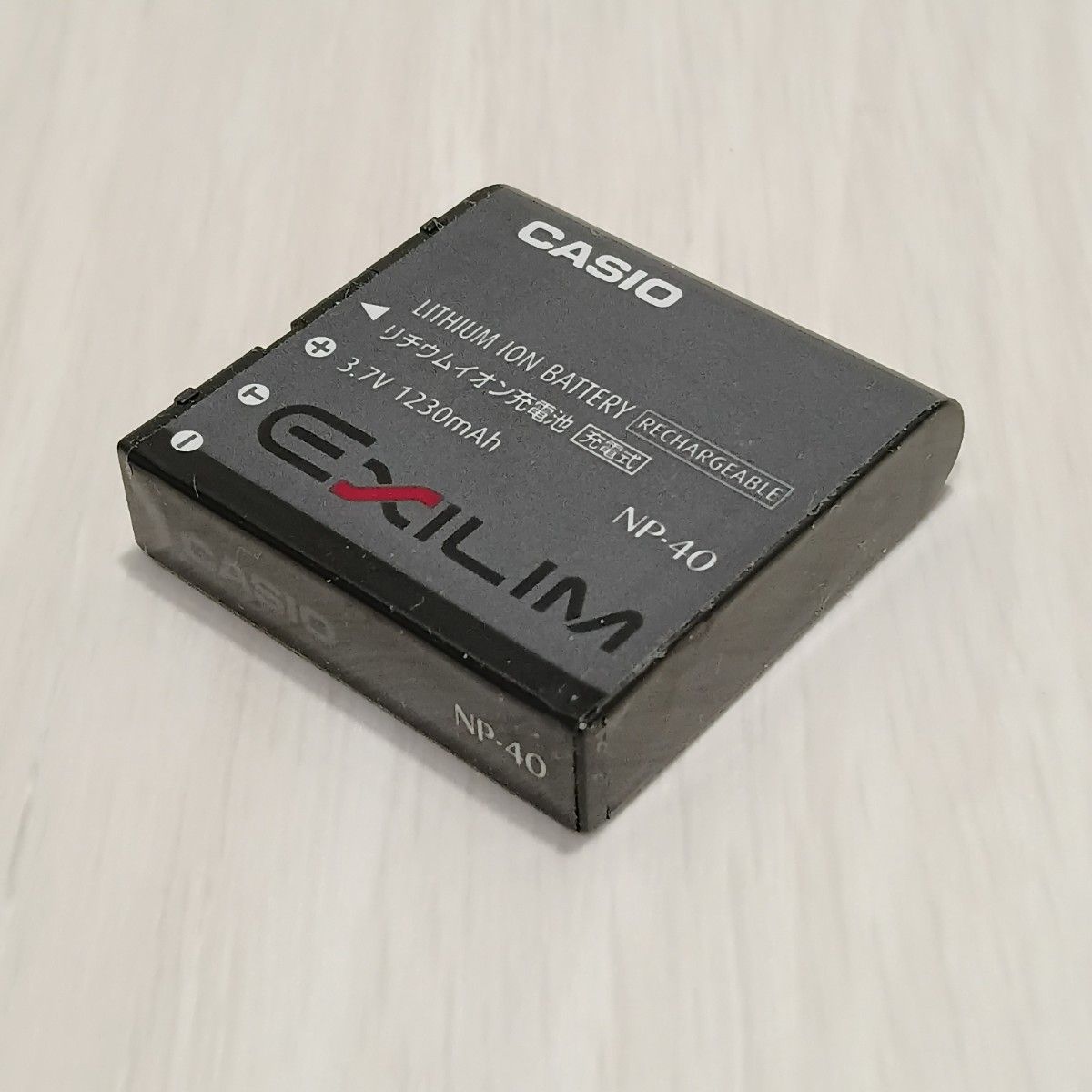 CASIO 卡西欧 EXILIM 原装锂离子电池 NP-40 3.7V 1230mAh 4