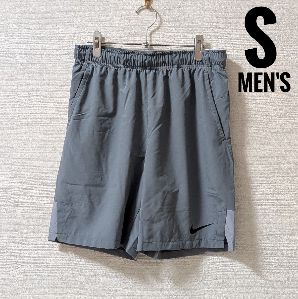 新品 S Nike ナイキ Dri-FIT フレックス ウーブン ハーフパンツ ショートパンツ グレー DM6618-084