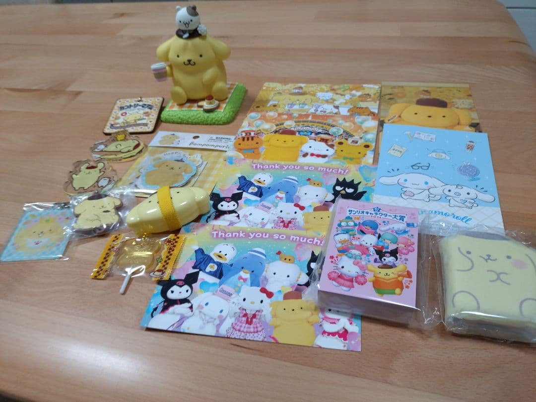 Sanrio Pom Pom Purin Cinnamoroll Goods Set