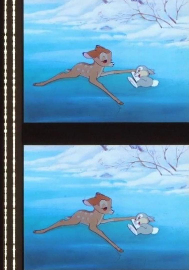 小飞象 35mm 电影5帧 华特迪士尼 BAMBI 含运费