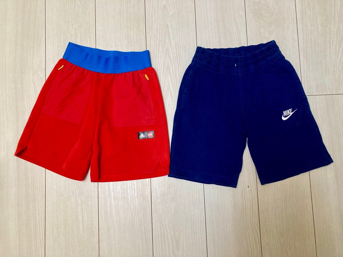 Adidas, LEGO, Nike kids' shorts, set of 2, size 120 cm.