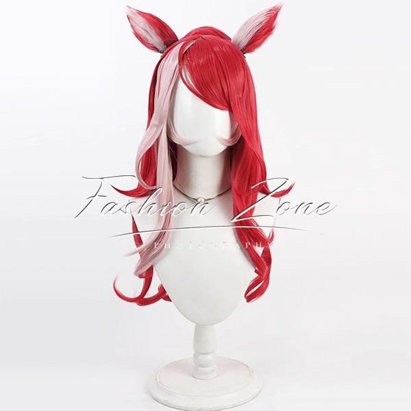 送料無料◆ウマ娘 プリティーダービー 風 ラヴズオンリーユー   コスプレ ウィッグ かつら 激安 WIG 高温耐熱 変装 ハロウィン仮装