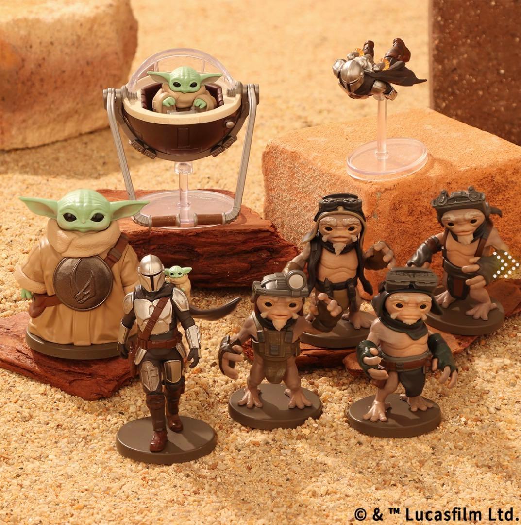 Star Wars The Mandalorian and Grogu Statue Complete