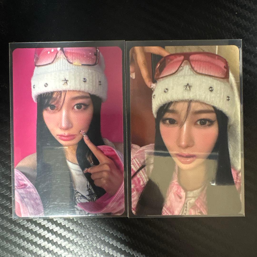 aespa GISELLE 小卡 Hot Mess Tower Records 两张打包出售
