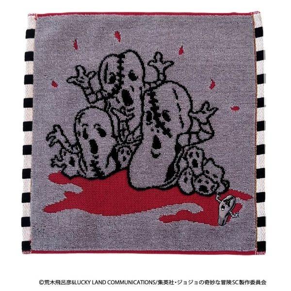 ジョジョの奇妙な冒険　黄金の風　 タオルハンカチ　メタリカ グレー │ジョジョ JOJO アニメ グッズ 推し キャラクター