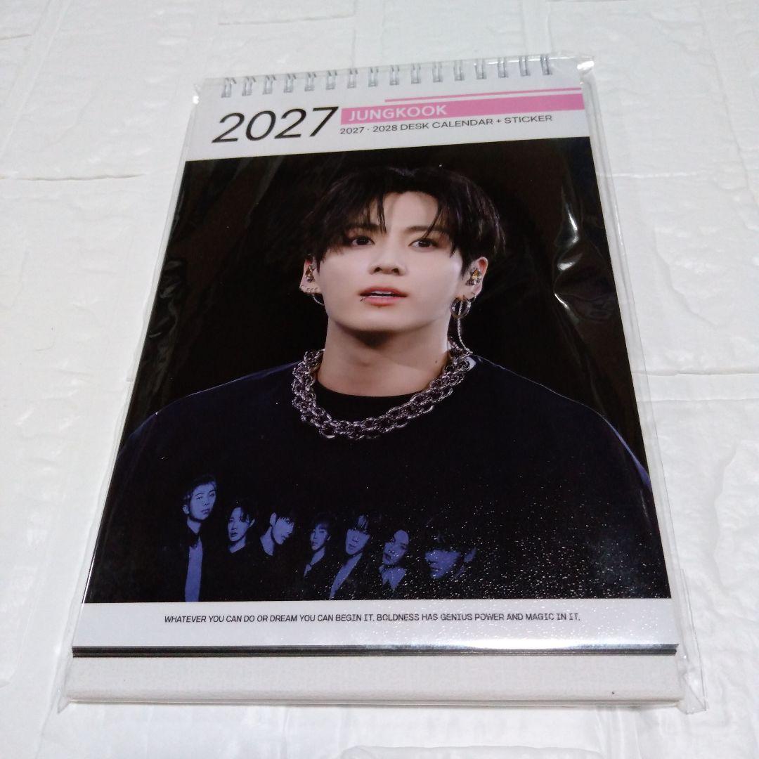 最新版再次进货【BTS】台历2027-2028约翰 · 库克JK
