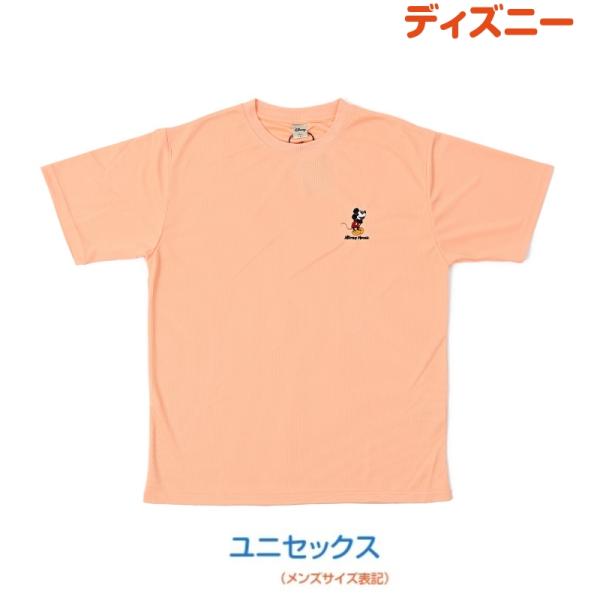 ディズニー Tシャツ ティーシャツ 半袖 メンズ 男性 ドライメッシュ 吸水速乾 Disney ミッキーマウス ドナルド ユニセックス キャラクター グッズ