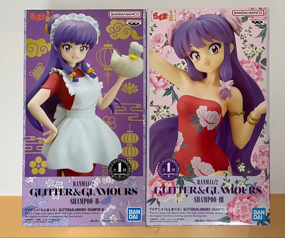 Ranma 1/2 GLITTER & GLAMOURS Shampoo II III Two-Item Set