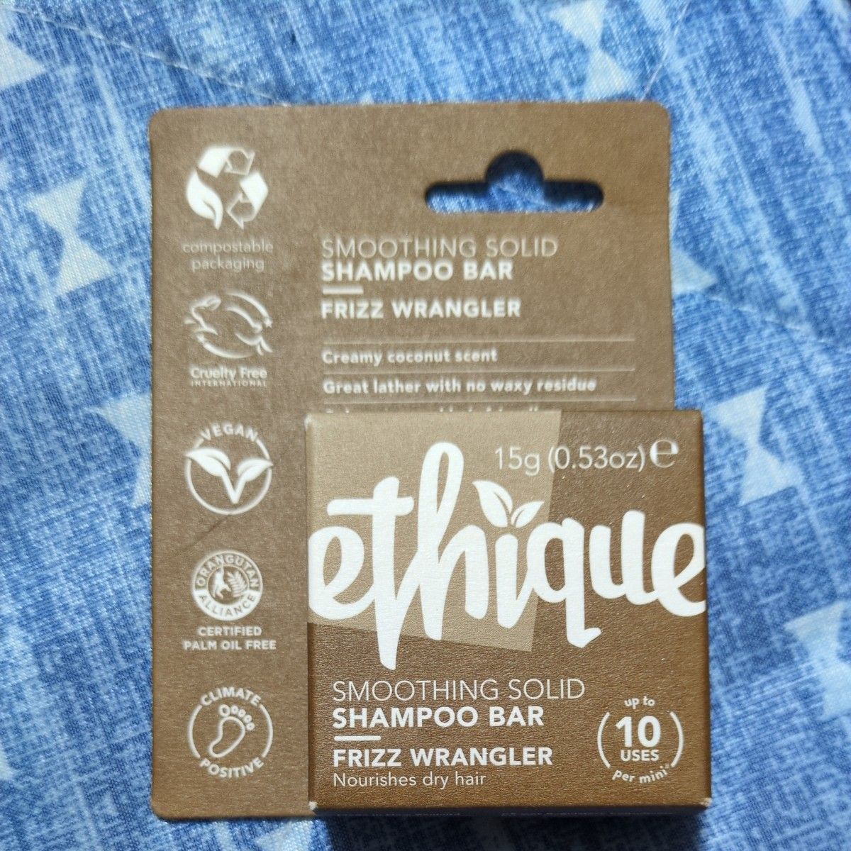 Ethique 洗发皂 Fritz Wrangler 固体洗发水 卷发适用 15g 未使用 新品 新西兰
