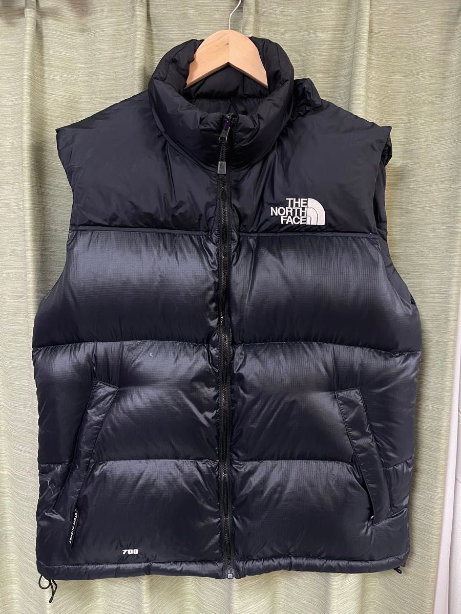 THE NORTH FACE 北面 700蓬度羽绒背心 男款L码 黑色 带帽