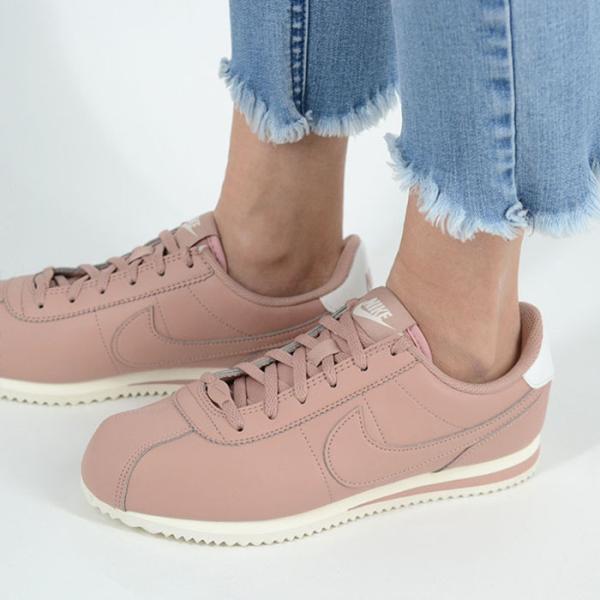【22.5cm-25cm】NIKE KIDS CORTEZ (GS) 耐克 科尔特斯 运动鞋 珊瑚粉色 ih7653-600