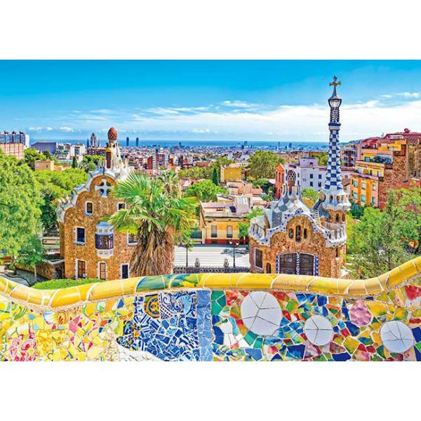 拼图 500片 高迪的花园 桂尔公园 —巴塞罗那 APP-500-342