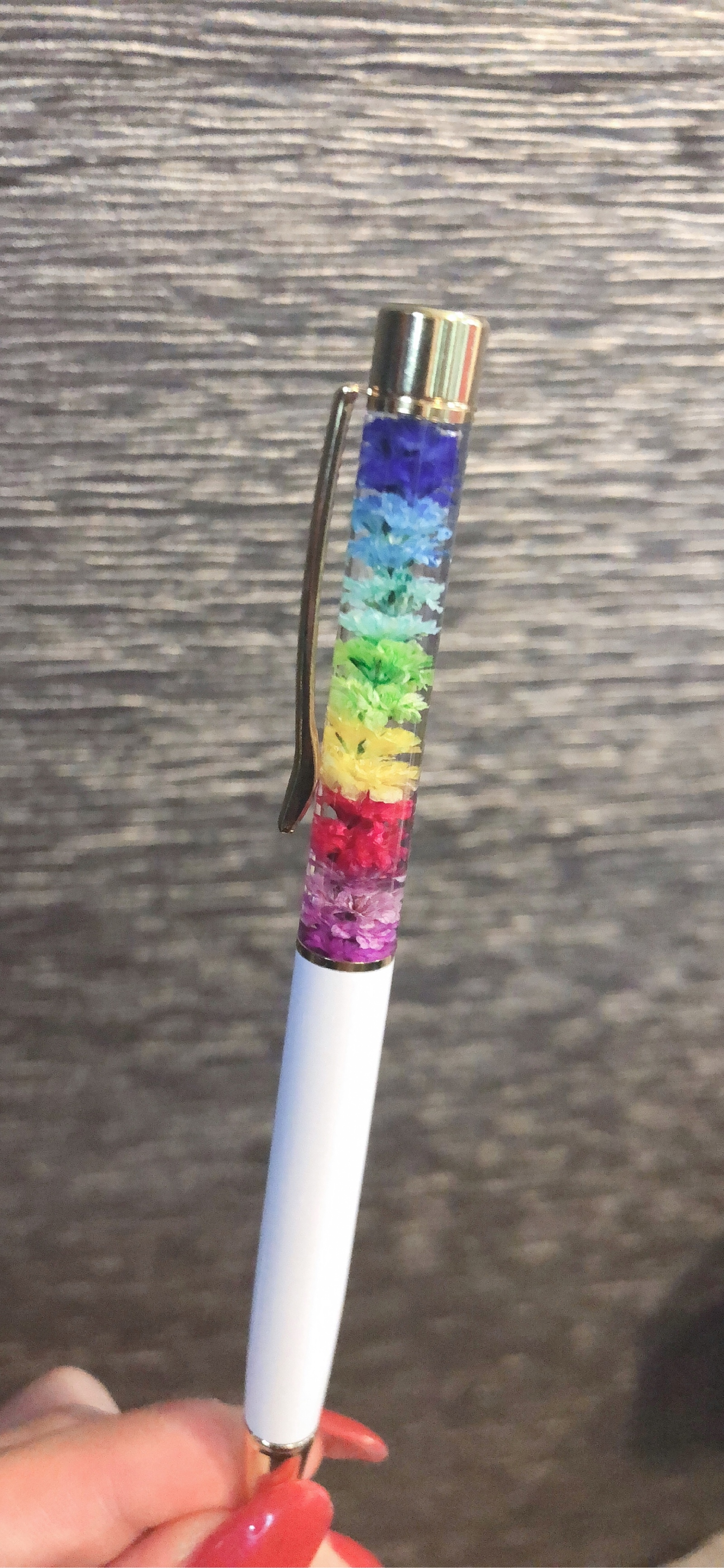 ♡可选♡彩虹♡精油笔 圆珠笔♡