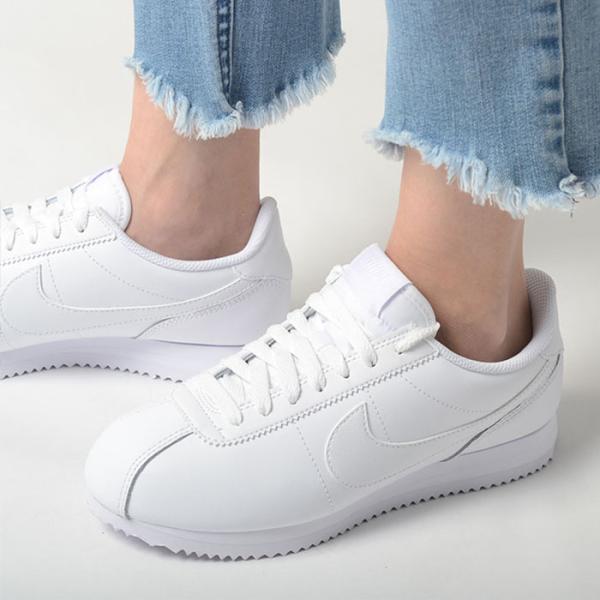 W 耐克 CORTEZ 女款 耐克 科尔特兹 女士运动鞋 全季 白色 dn1791-109