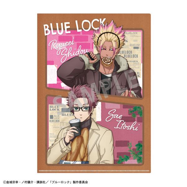 蓝色锁扣A4单页透明文件夹 糸师冴＆士道龙圣 烤面包与外带饮品[神尾日本]《已发售・现货》