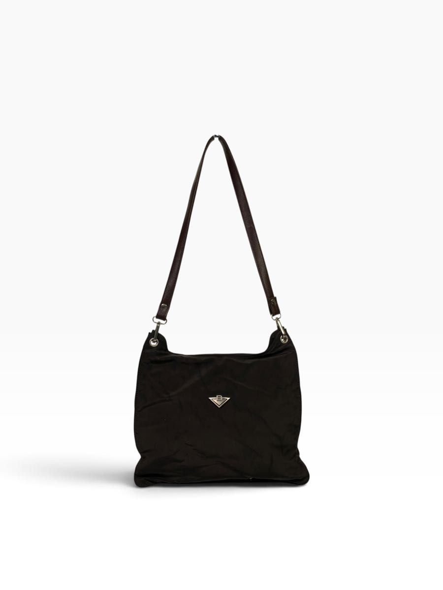 BOTTEGA VENETA Old Nylon Shoulder Bag