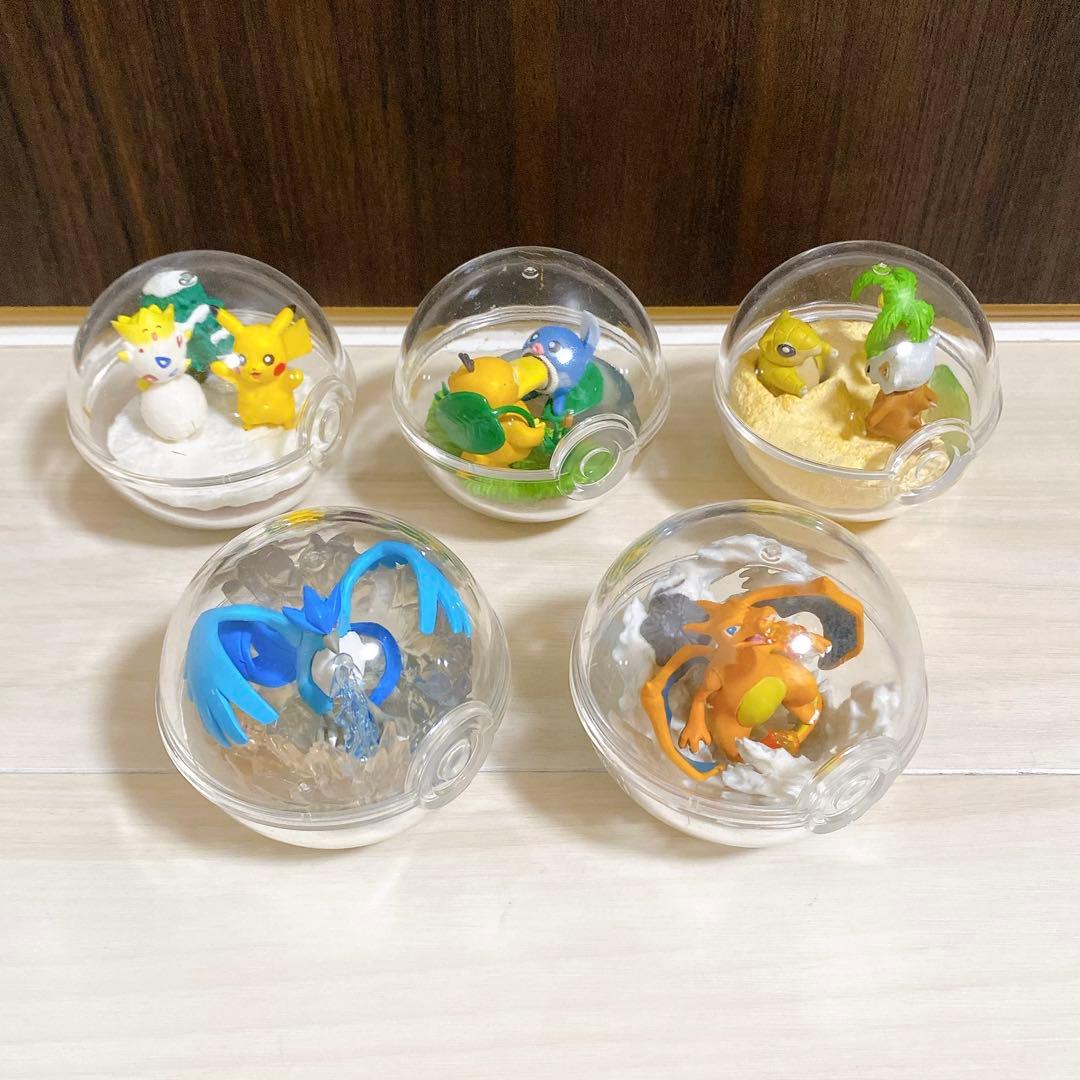 Pokemon Terrarium Collection 2 Charizard, Freeze, etc. 5-Piece Set