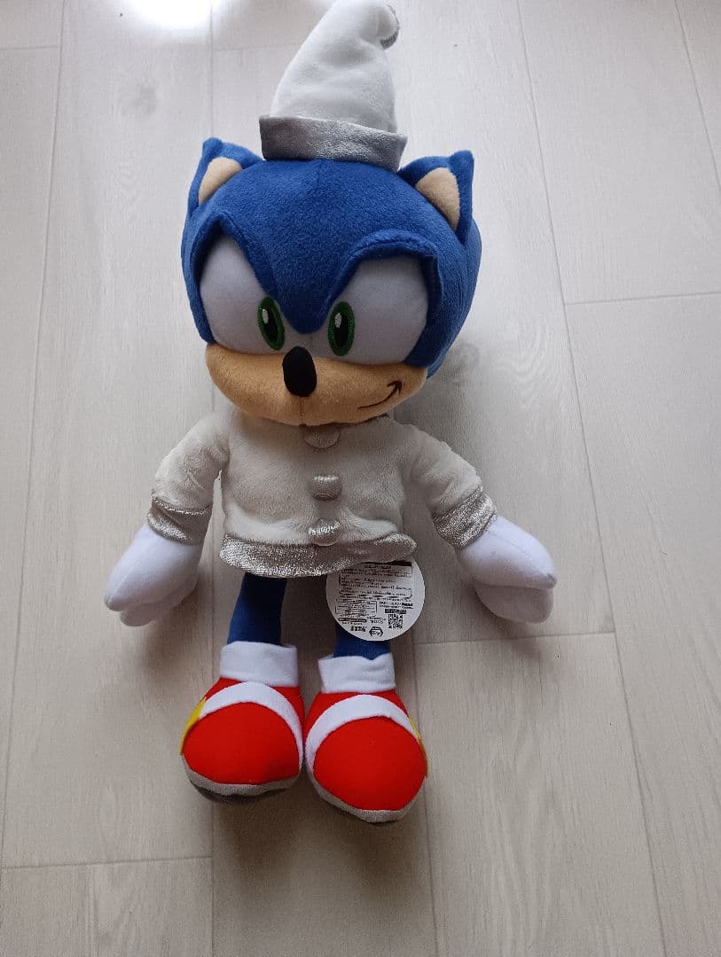 刺猬索尼克 超级巨型白色圣诞 毛绒玩具