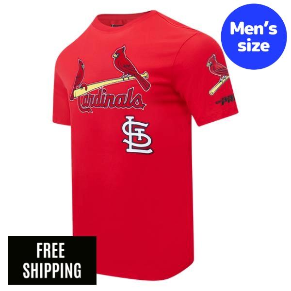 MLB卡吉纳斯努特巴曼t恤标准Pro Standard ST。LOUIS CARDINALS CLASSIC CHENILLE MEN'S SJ TOP