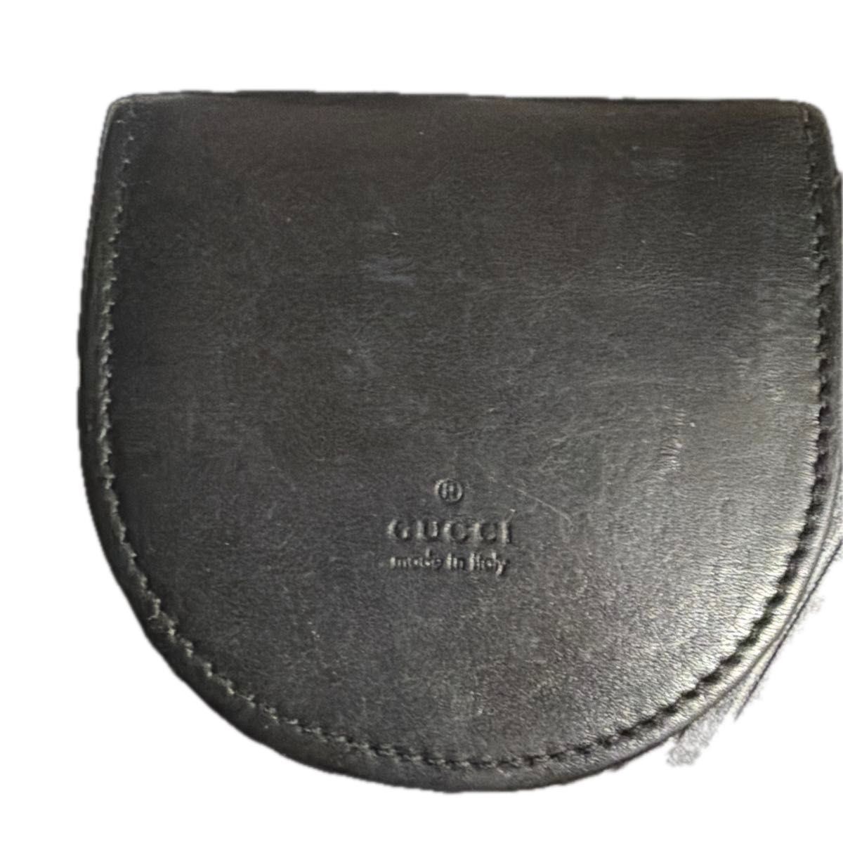 GUCCI 古驰 零钱包 黑色 皮革