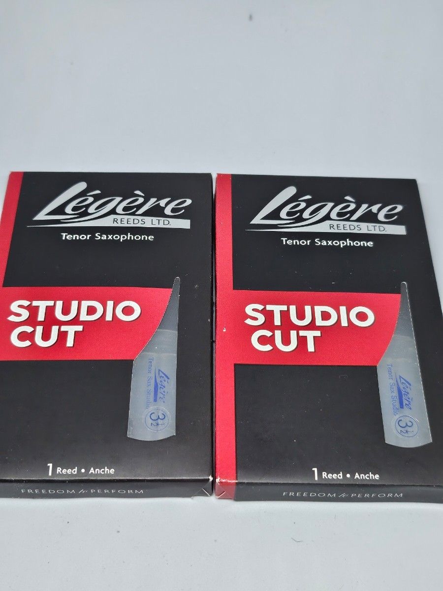 中音萨克斯簧片 Legere Studio Cut 3.50 2片装 全新未拆封 莱杰尔 工作室切割