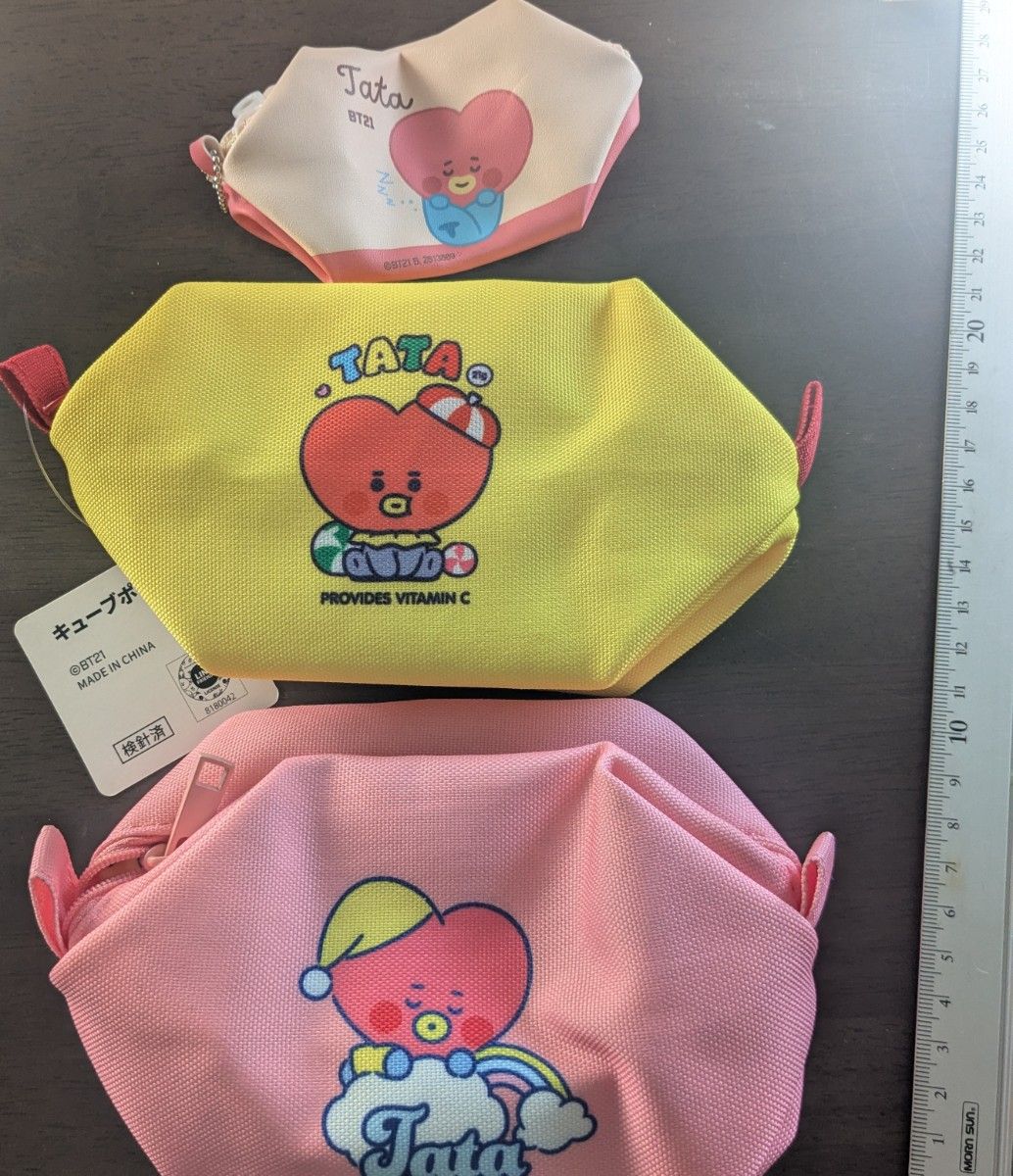 BT21 TATA pouch 3-piece set タタ BTS 防弾少年団