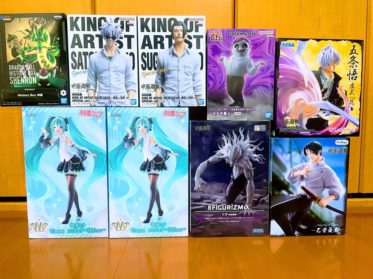 《新品未开封》花样滑冰9点组合咒术回战初音未来龙珠集中销售