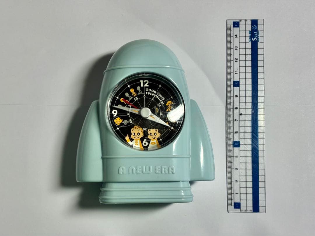 Mr. Donut Osamu Goods Rocket-Shaped Table Clock