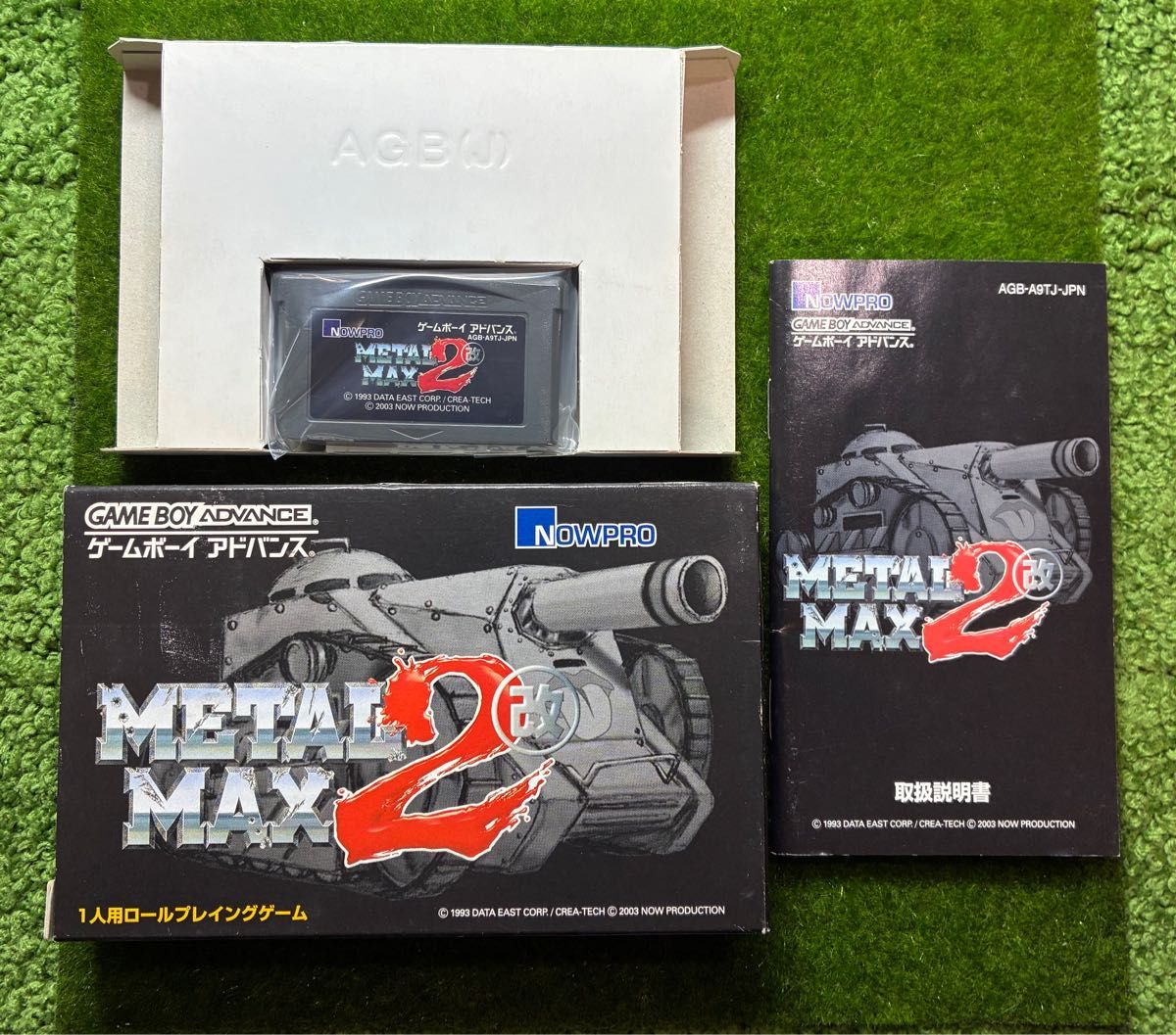 ☆Good Condition Collection Case Included☆GBA Metal Max 2 Kai Game Boy Advance Software With Box and Manual Initial Print Run Marked '12'