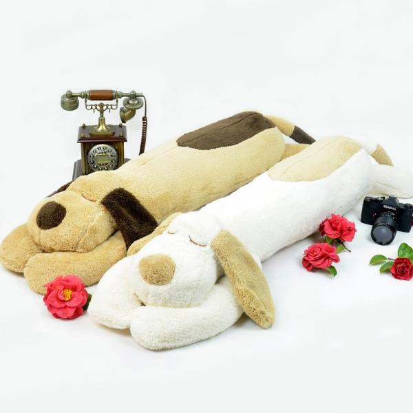 毛绒玩具 狗 狗 犬 懒懒抱枕 动物靠垫 软绵绵 大号 生日礼物 130厘米
