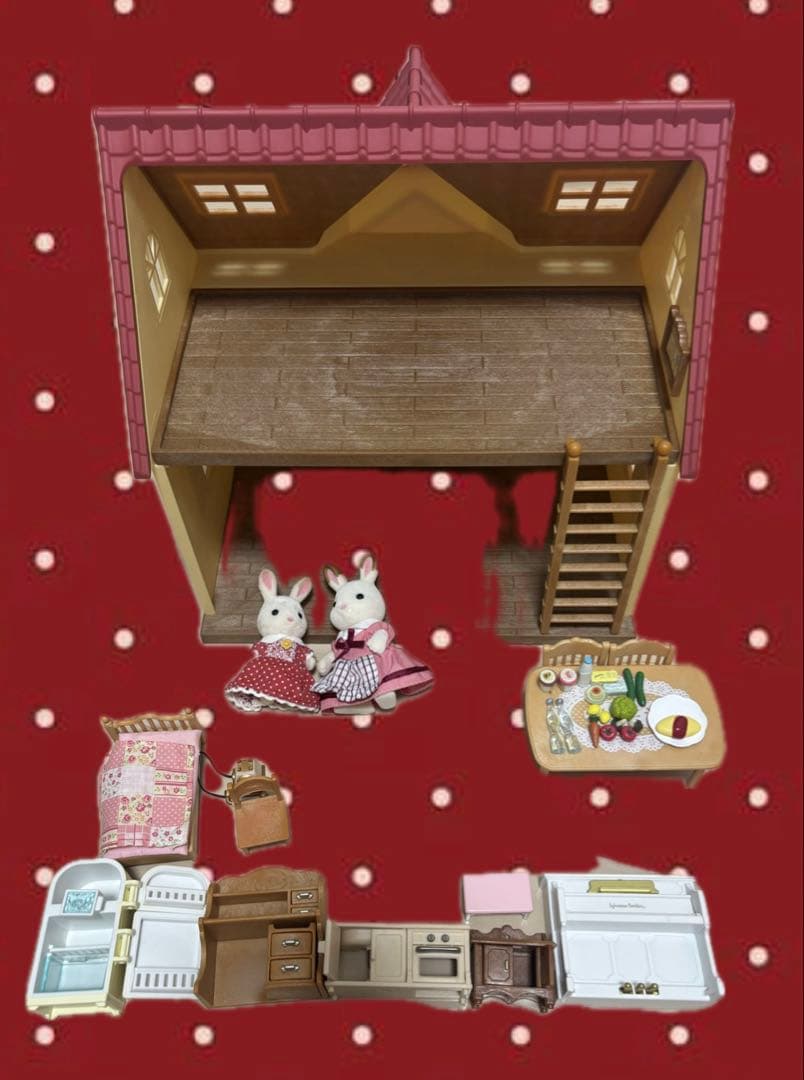 Sylvanian Families First-Time Furniture, Figures, and Accessories Set