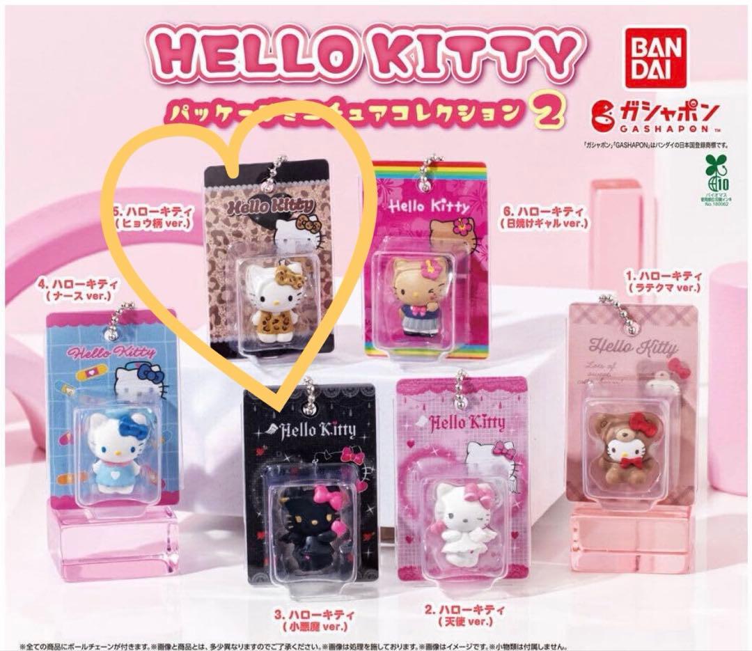 Hello Kitty Package Miniature Collection 2 Leopard Print
