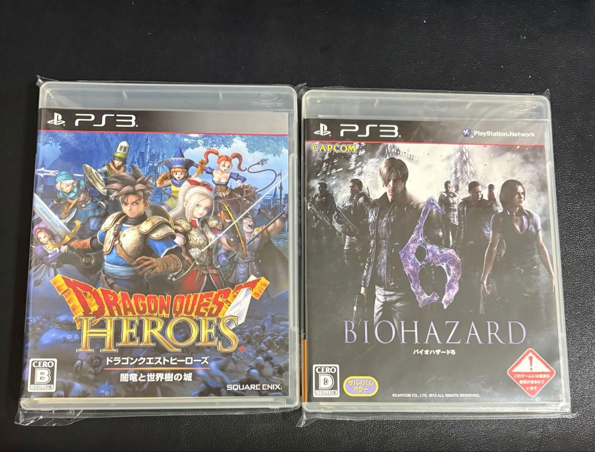 PS3 ドラゴンクエストヒーローズ 闇竜と世界樹の城 & バイオハザード6 2本セット