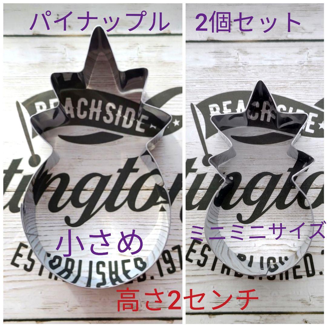 Pineapple Cookie Cutter (Small & Mini-Mini Size) Set of 2