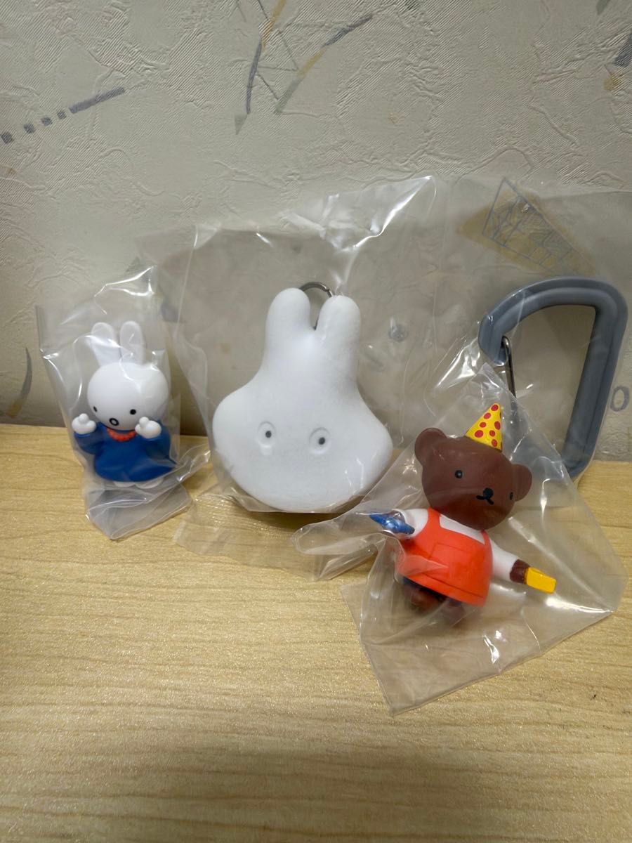 米菲 扭蛋3件套 miffy 手办