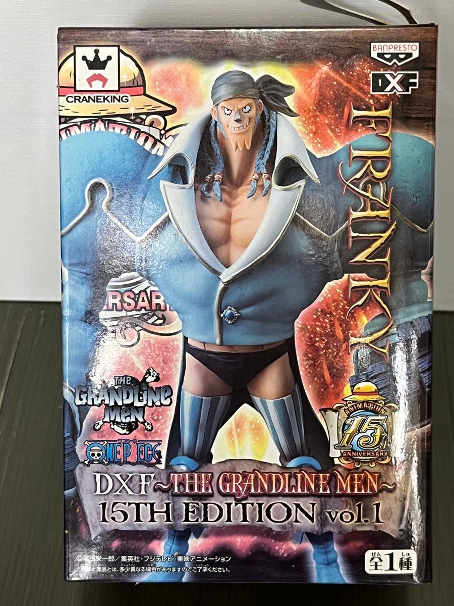 Unopened One Piece Figure GraMen 15th Franky 15th Anniversary Slight Defect